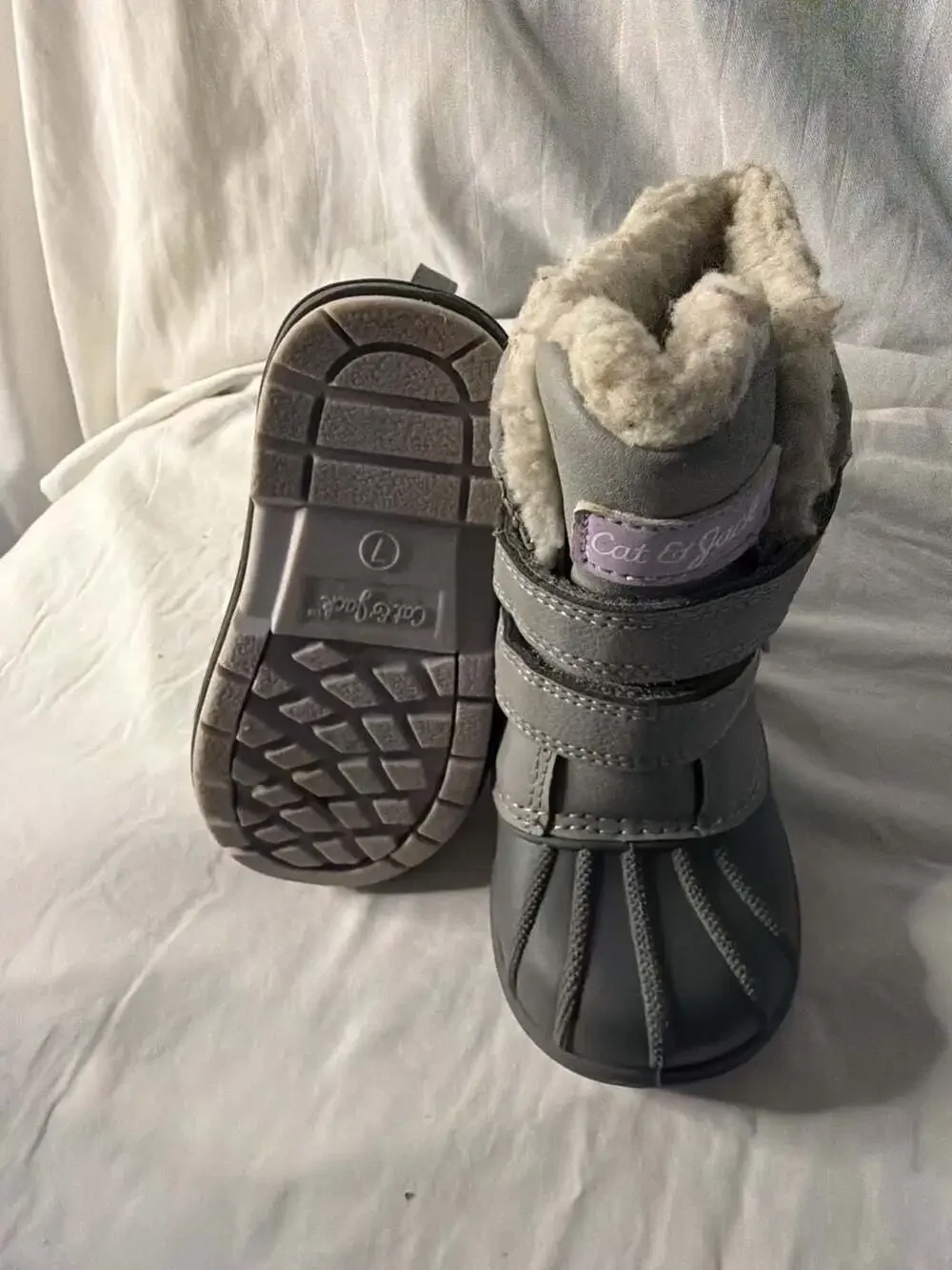 Cat & Jack Denver Toddler Girls Winter Snow Boots Size 7
